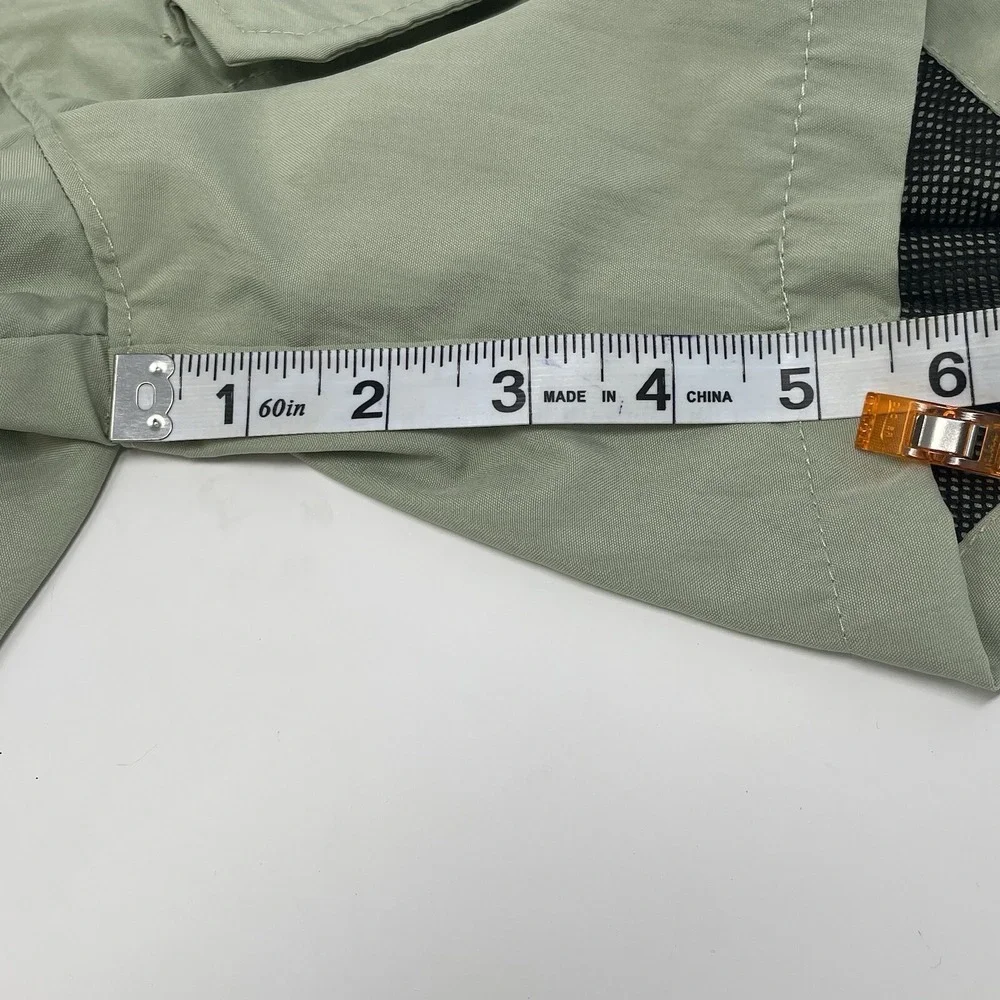 Pacsun Multi Cargo Shorts Mens Green Cotton‎ Nylon Outdoor Hiking Running Small - Picture 9 of 14
